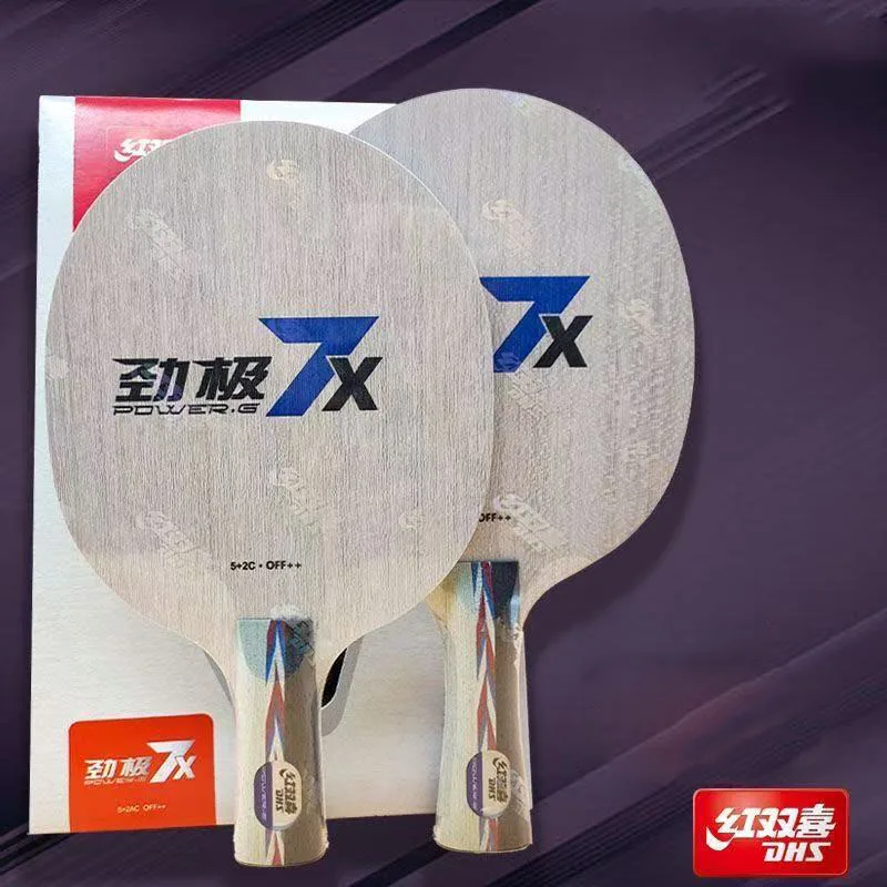 

Original DHS POWER G7X PG7X Table Tennis Blade Ply 5+2 ALC Built in Yellow Black Carbon Racket Ping Pong Bat Paddle
