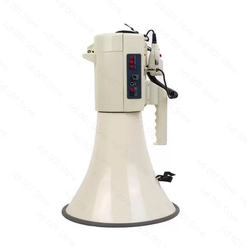 180W Portable Rechargeable Loud Megaphone, Outdoor Handheld Amplifier Horn Speaker Public Address Broadcast Voice Recorder