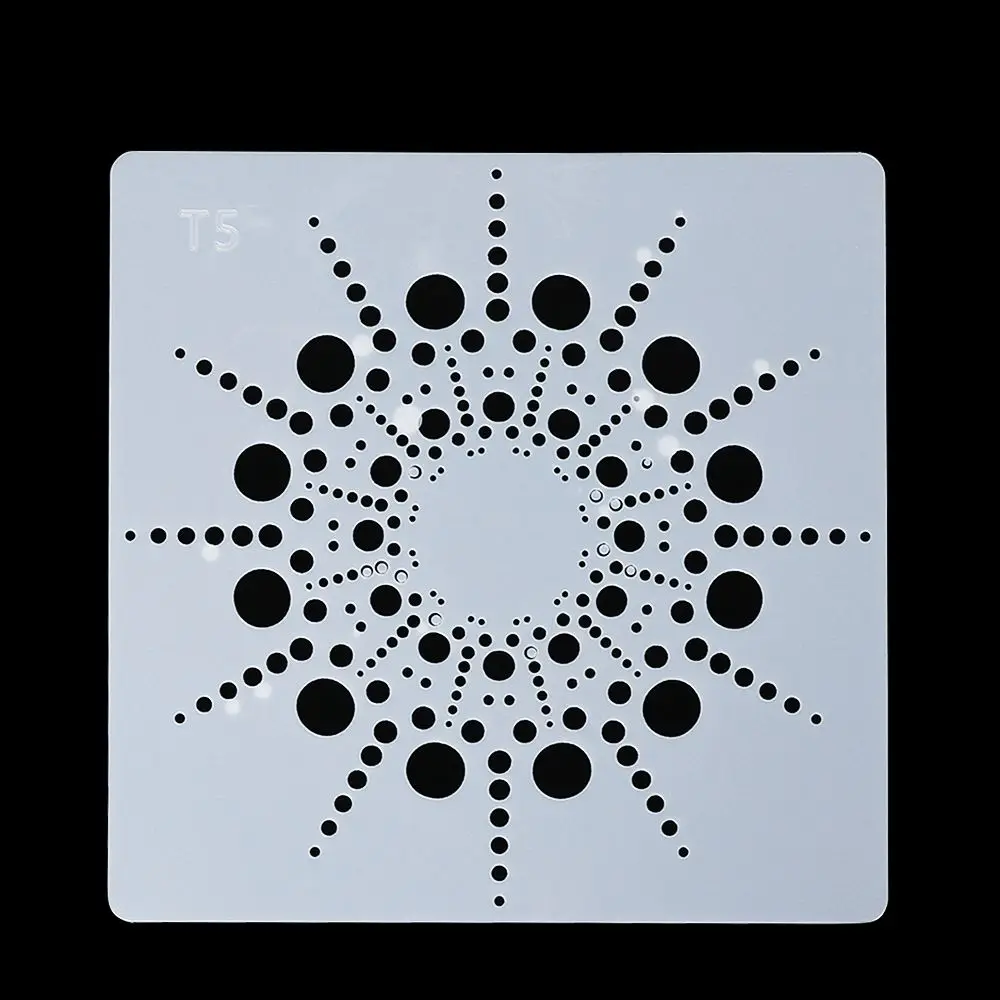 Hot Stamp Embossing Album Decorative Painting template Mandala Auxiliary Scrapbooking Layering Stencils