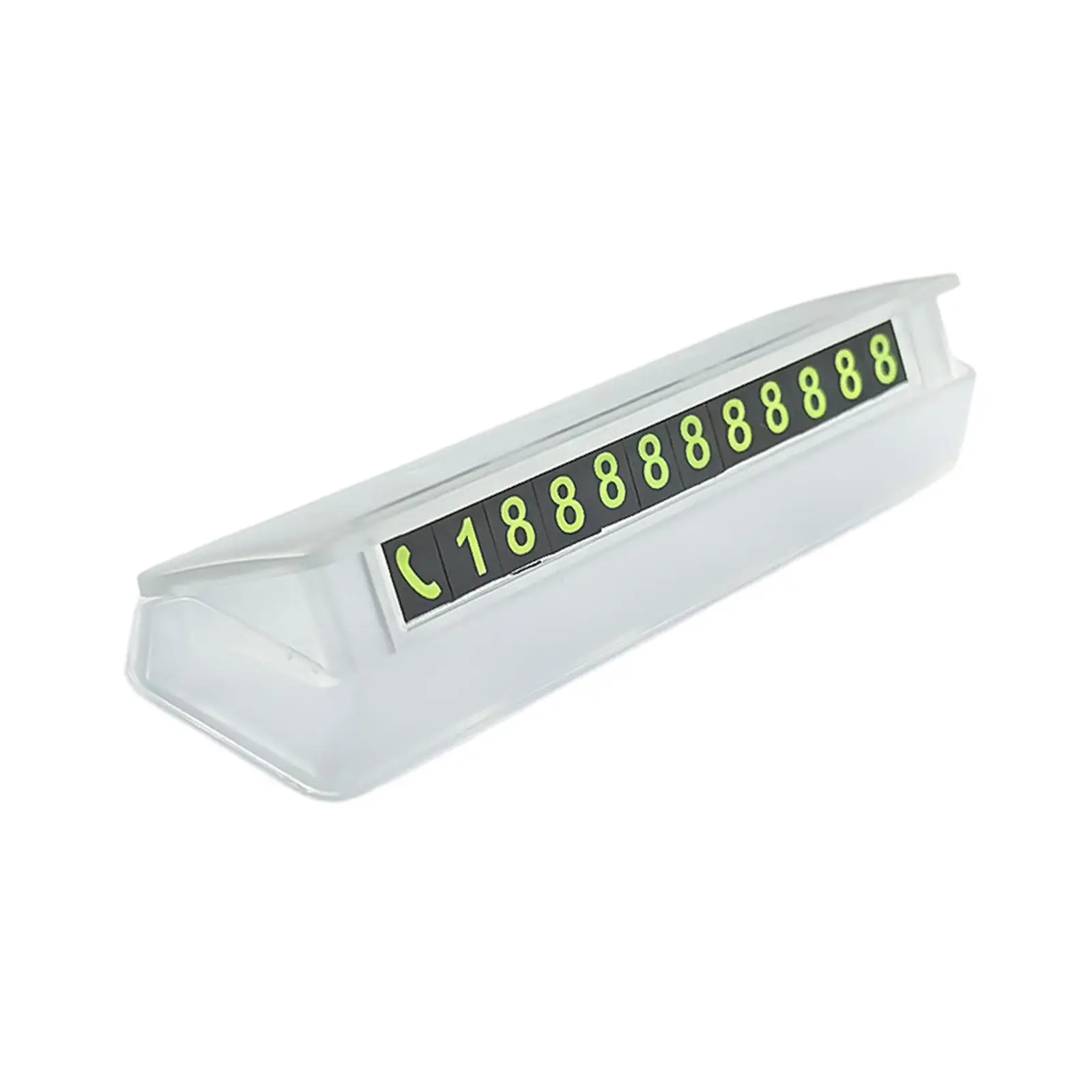 Car Parking Card Number Plate Lightweight Compact Stop Accessories Unique Parking Numbers Card for Auto Interior