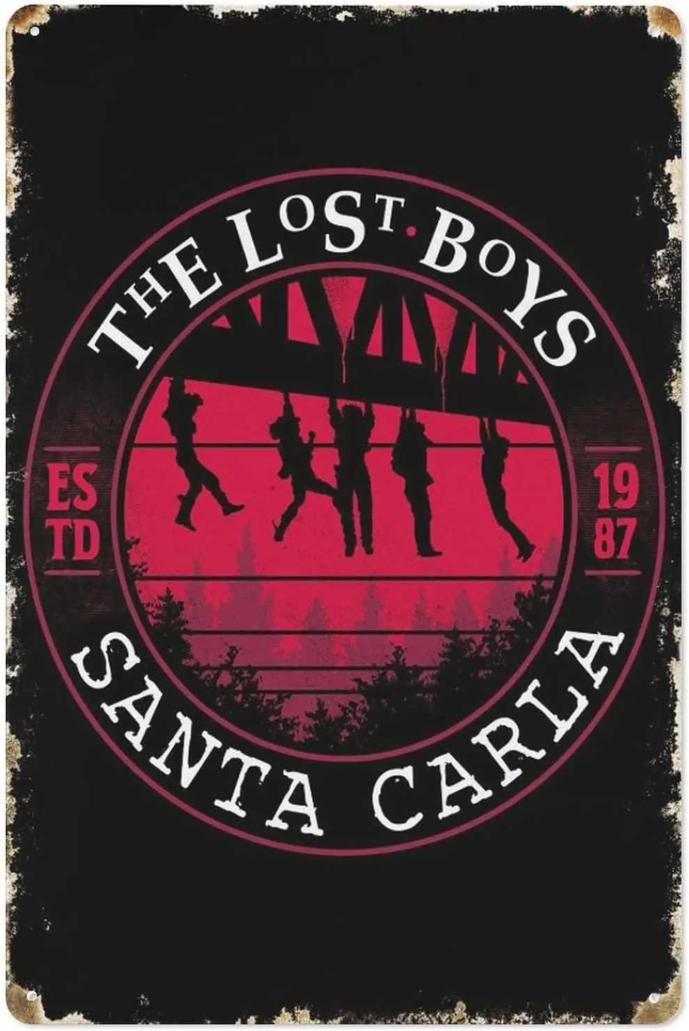 1 PCS,The Lost Boys Movie Vampires Poster Retro Wall Art Decor Metal tin Sign man cave 8x12 inch