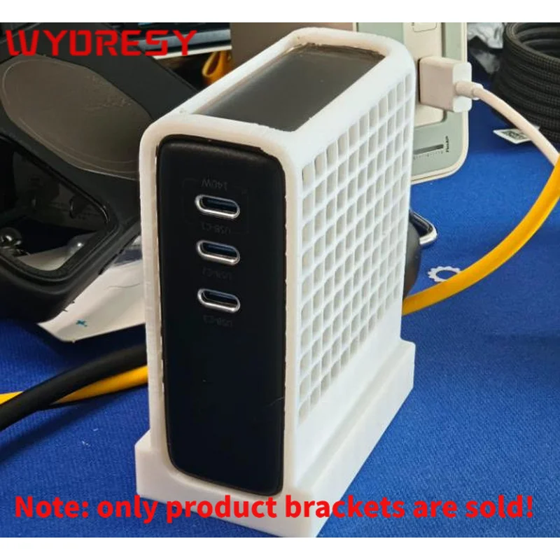 WYORESY for Huntkey (S240) 240W GaN Charger Desktop Stand Shock Absorption Fast Heat Release Stable Charger Accessories