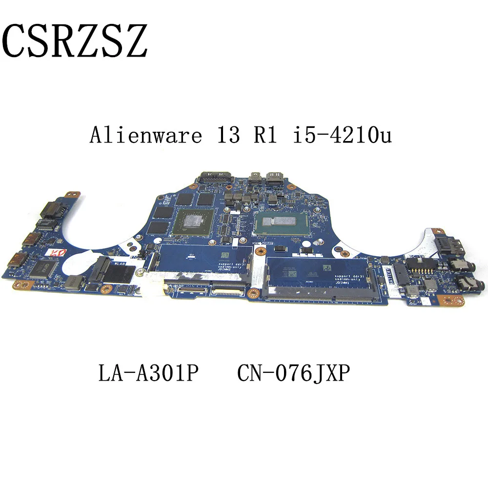 

Laptop motherboard For Dell Alienware 13 R1 with i5-4210u CPU Motherboard CN-076JXP 076JXP 76JXP LA-A301P Test ok