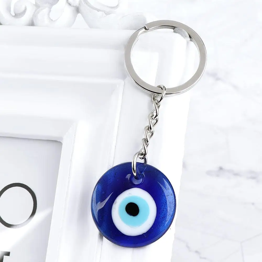 Fashion Lucky Charm DIY Pendant Turkish Accessories Keychain Blue Eye