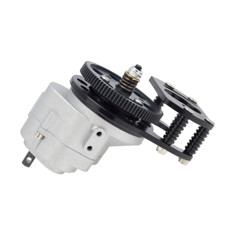 Metal Single Speed Transmission With Motor Gear Mount For 1/10 RC Track Car RC4WD D90 II D110 Gelande 2