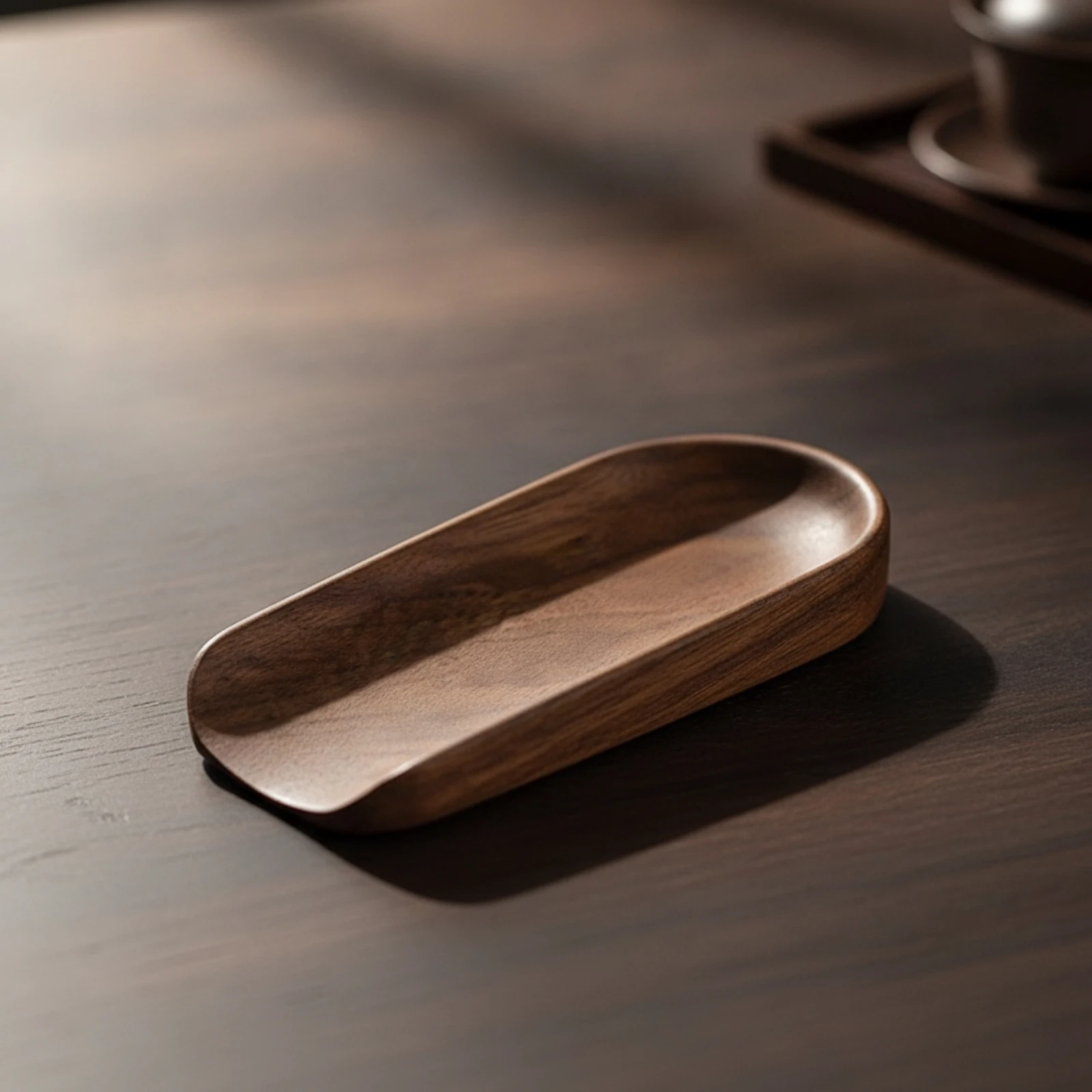 Walnut Tea Tray Minimalist Woo - đánh giá và giá Wooden Serving Tray