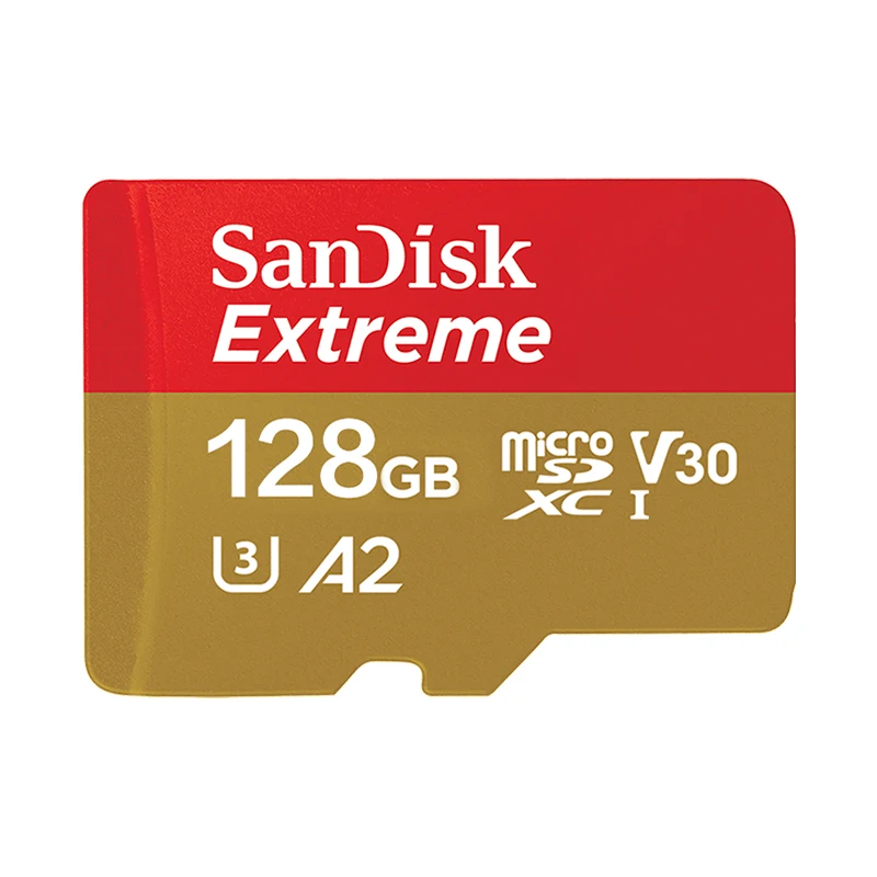 

10 pieces/Lot SanDisk 128GB Extreme Micro SD Card V30 TF Card 32GB 64GB Memory Card For Camera Drone 100% Original Microsd cards