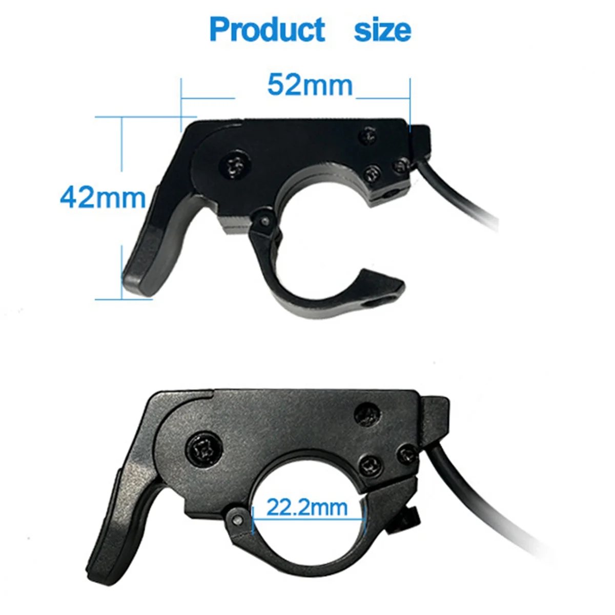 A72Z FF-009 Acceleratore a pollice Smontaggio rapido Sinistra Destra Acceleratore a pollice universale Accessorio per rimontaggio mountain bike B