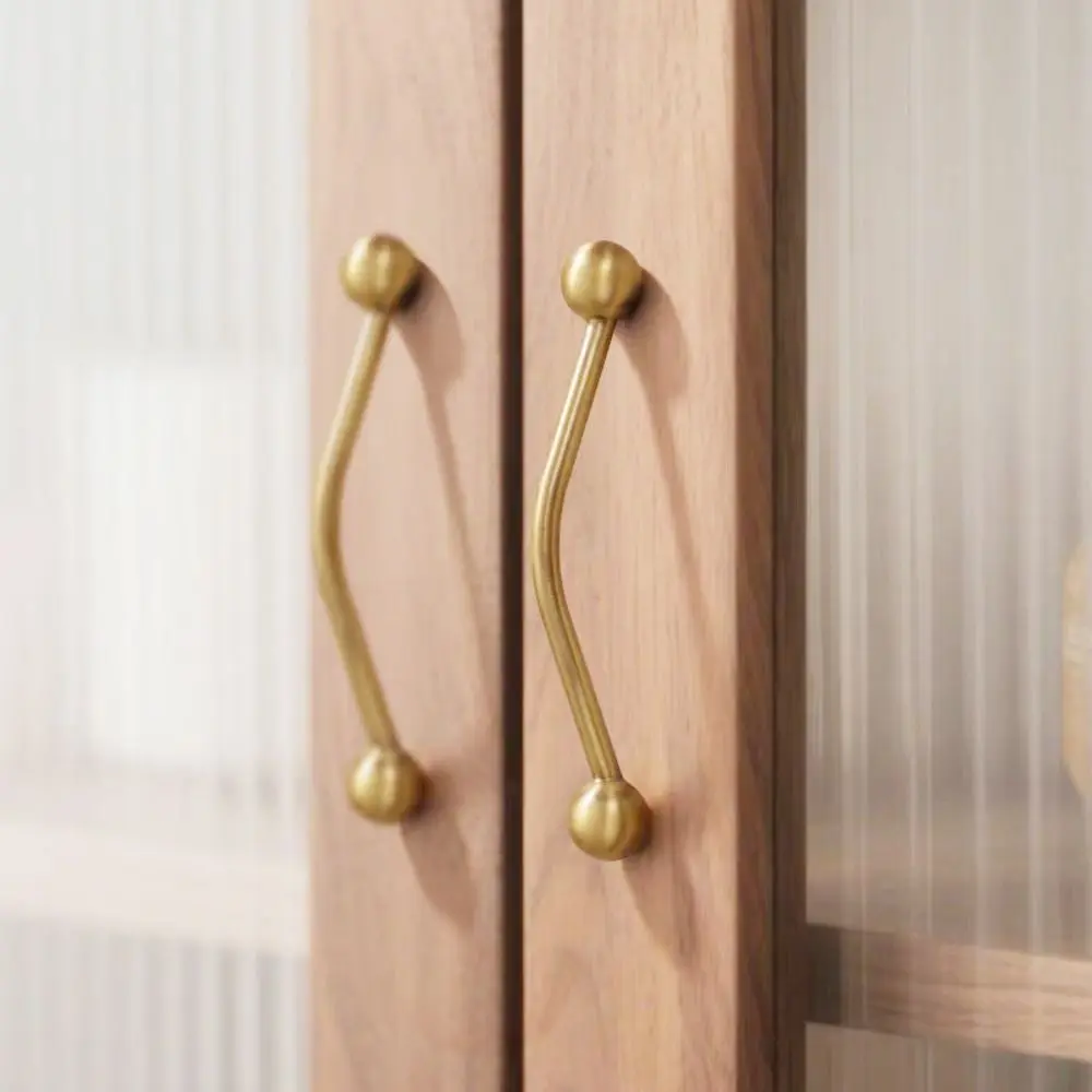 Creative Zinc Alloy Wardrobe Door Handle Single Hole Nordic Minimalist Drawer Knob Furniture Handle Kitchen Cupboard
