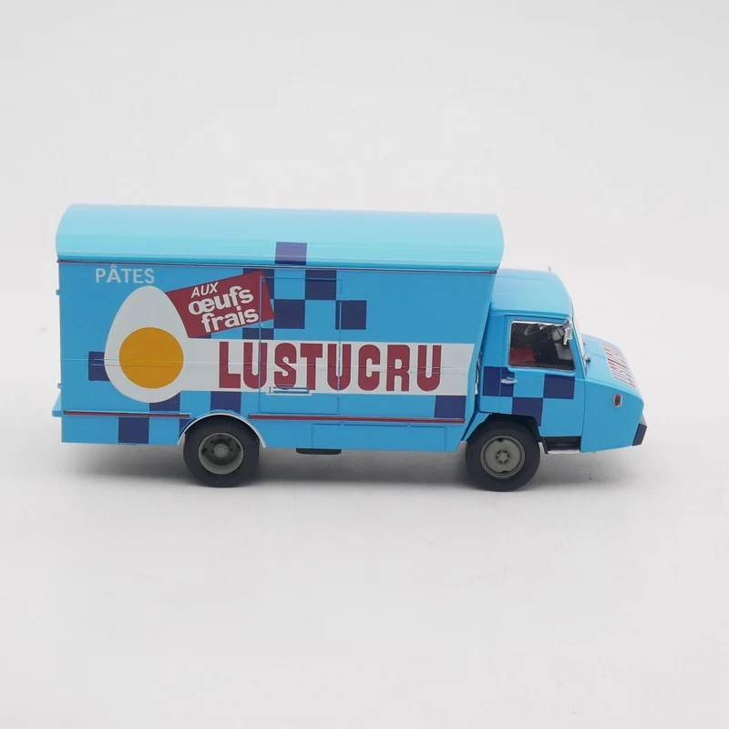 Diecast Ixo 1:43 Scale Berliet Stradair Truck Large Van Alloy Car Model Collectible Toy Gift Souvenir Display Ornament
