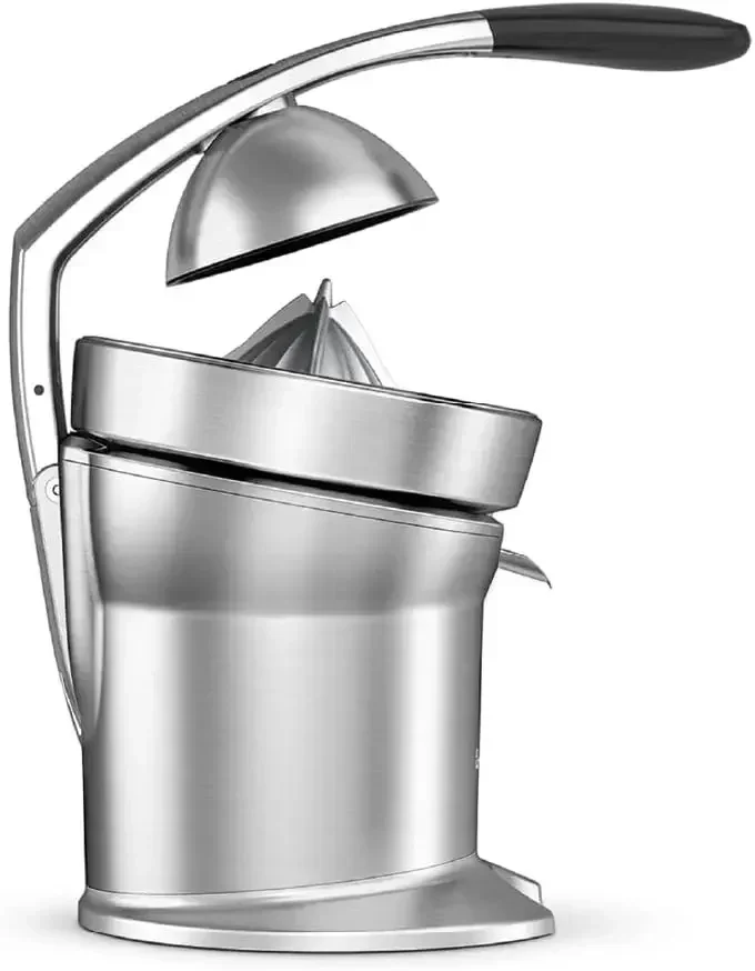 

Breville 800CPXL Citrus Press Pro, Motorized Die Cast Stainless Steel, 1, Brushed Stainless