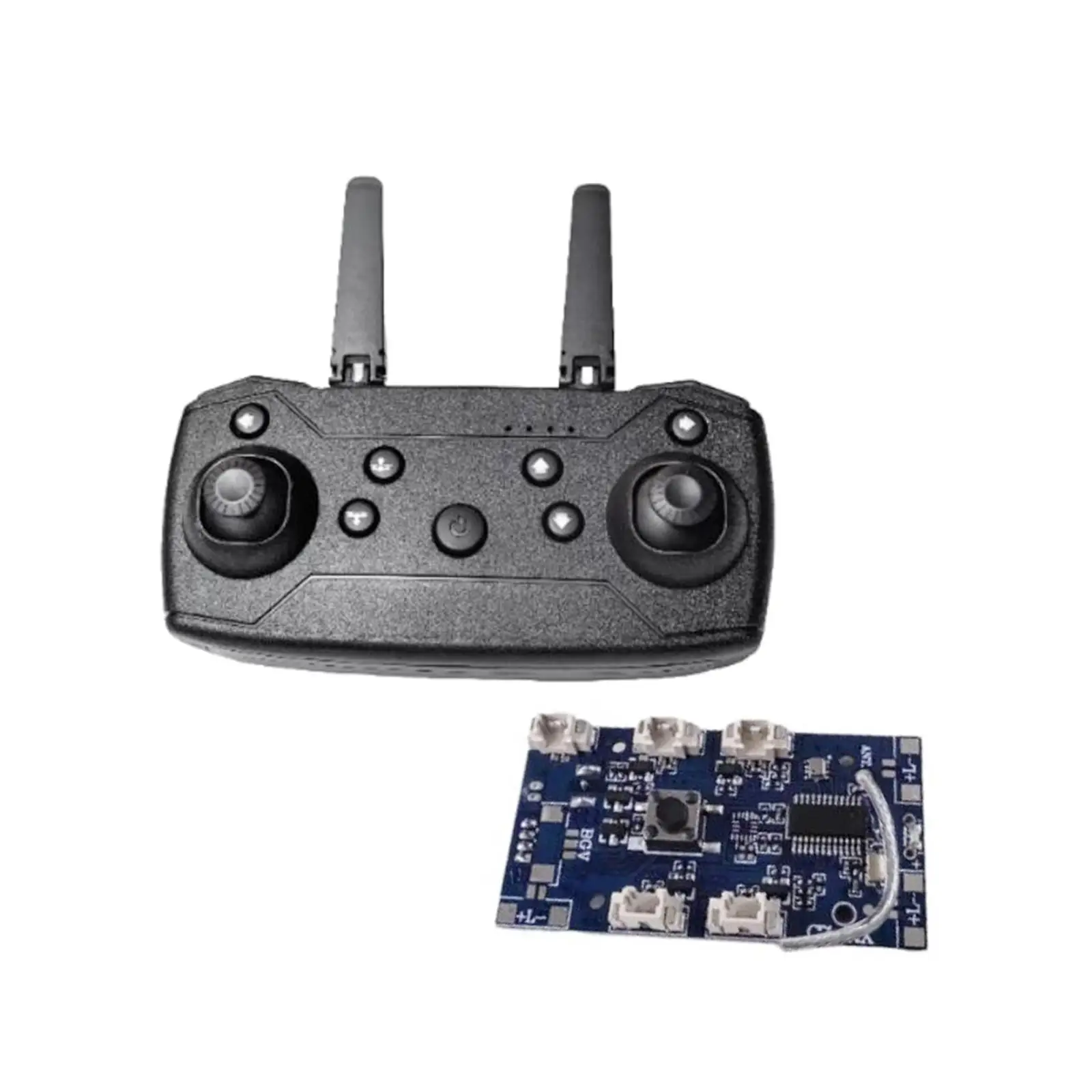 2 Pieces RC Drone Receiver Board and Remote Controller for E88Pro E88 Drone