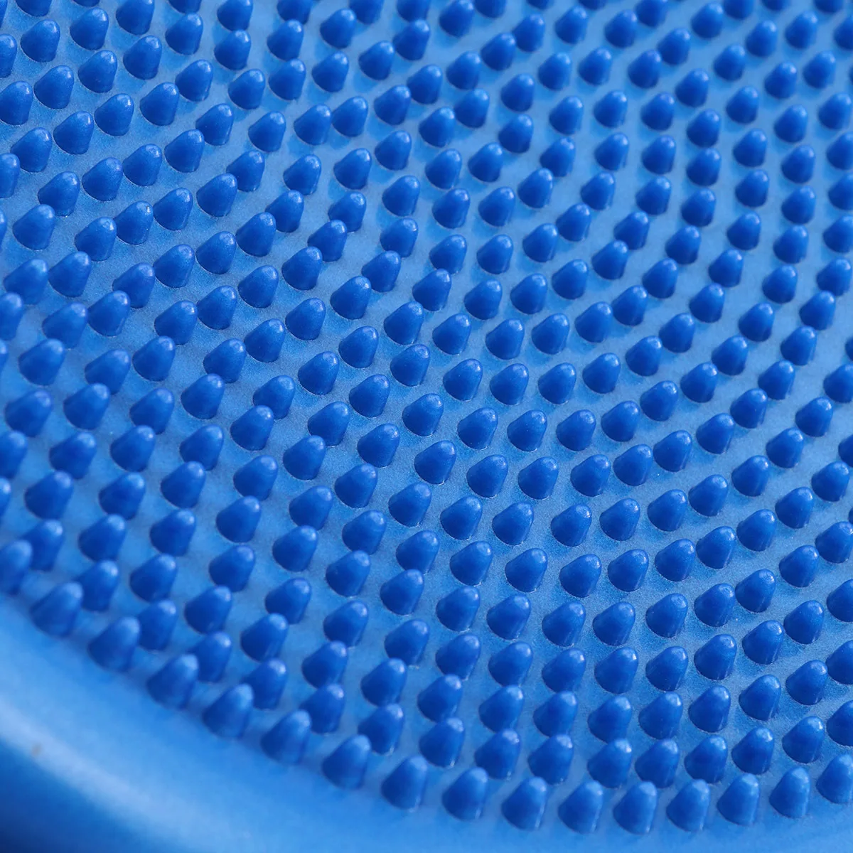 

Blue Inflated Balance Disc Thick Stability Wobble Strengthener Posture Improvement Back Pain Relief Seating