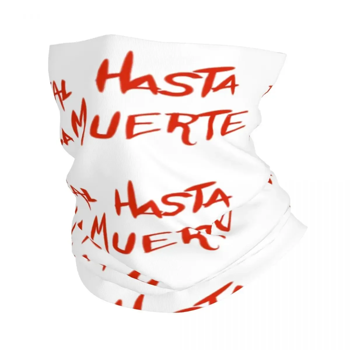 

Real Hasta La Muerte Bandana Neck Gaiter Printed Mask Scarf Multifunction Balaclava Outdoor Sports For Men Women Breathable