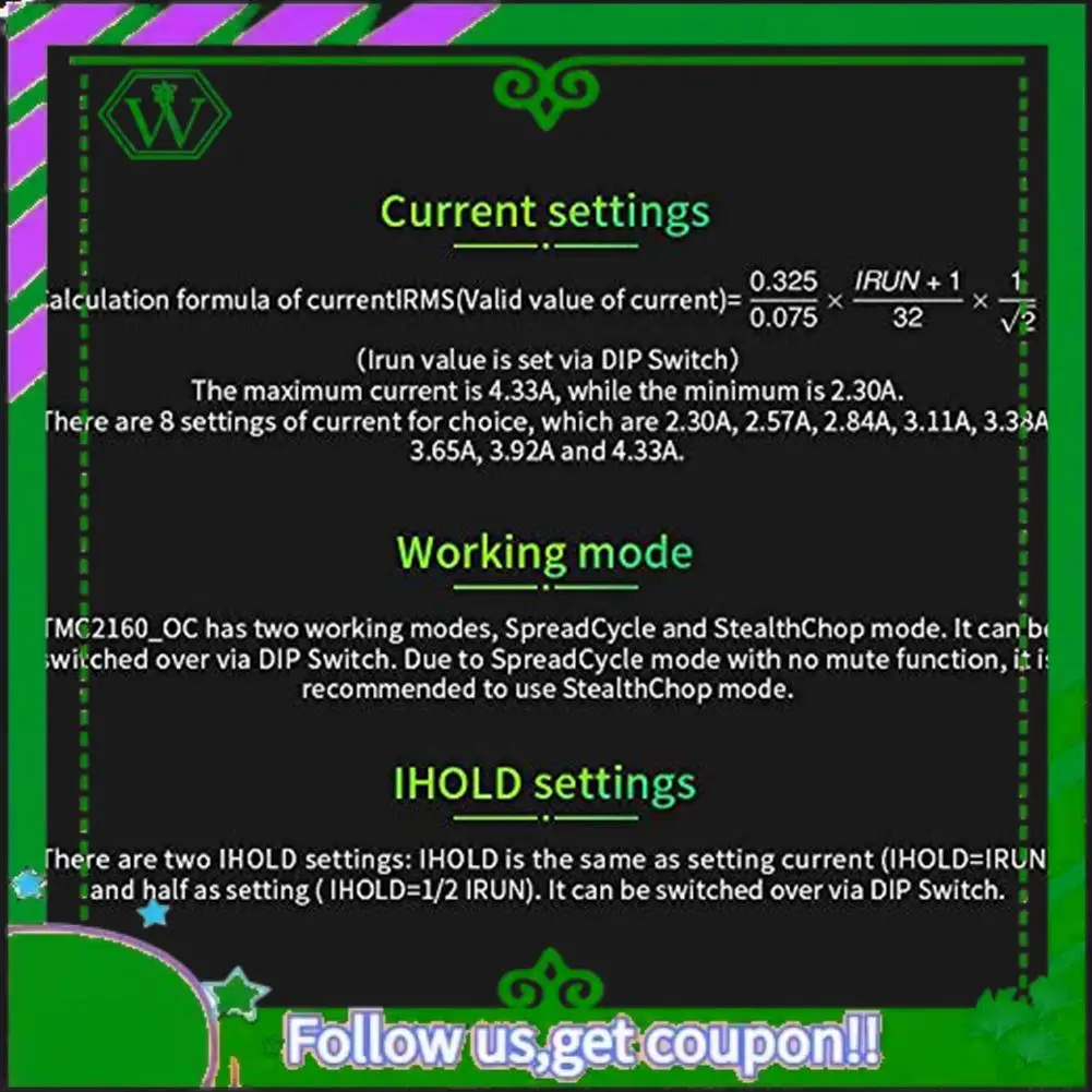 

ABIK-3D Printer Parts & Accessories MKS TMC2160-OC Stepper Motor Driver High Torque High Current For Gen L Sgen