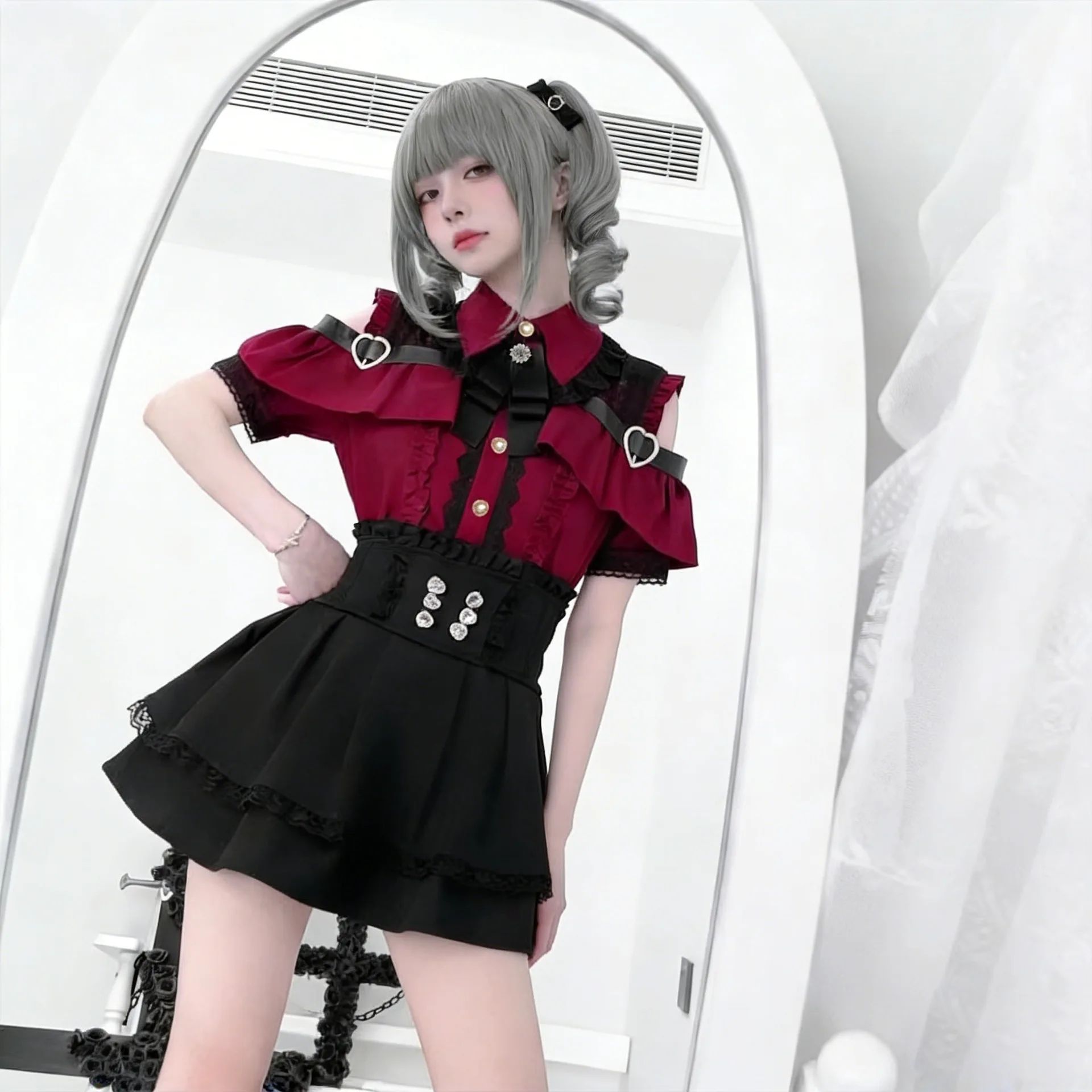 Lolita Gömlekleri Jirai Kei Mo - Women Fashion Japan incelemesi ve fiyatı