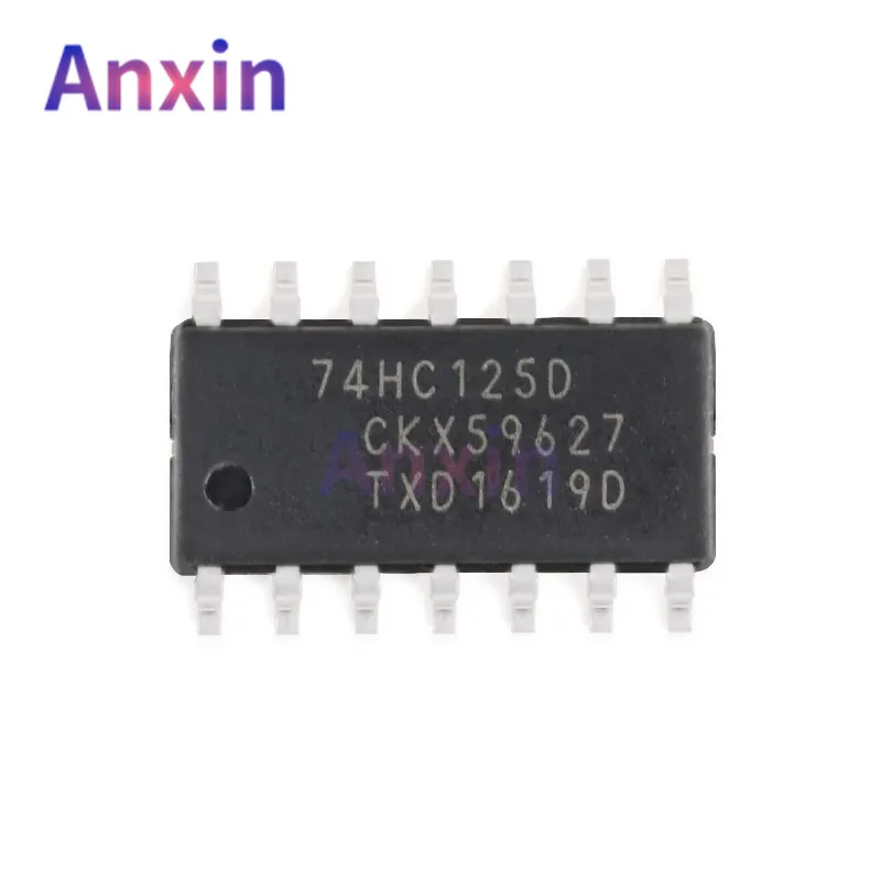 

20PCS 74HC125D SOP-14 74HC125 SN74HC125DR SN74HC125D HC125 SMD IC Quad buffer/line Driver 3-state