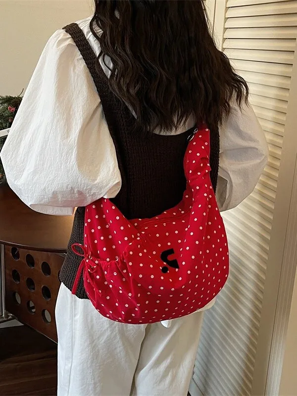 borsa-a-tracolla-casual-a-forma-di-raviolo-con-motivo-a-pois-borsa-a-spalla-singola-da-donna-borsa-versatile-per-il-tragitto-quotidiano-motivo-a-pois-rossi