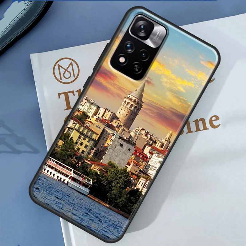 Turkey Istanbul Scenery Building Case For Redmi Note 9 10 Pro Cover For Redmi Note 12 11 Pro 8 10S 11S 9A 9C 12C