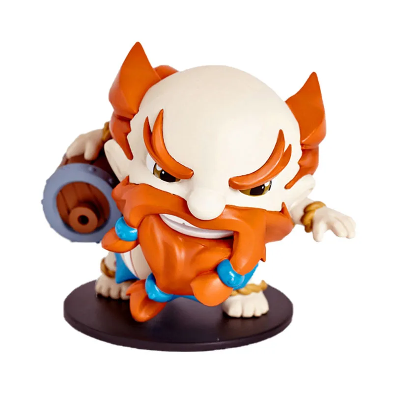 Figura de Anime Original de League Of Legends, figuras de Gragas, estatuilla de barril de vino, colección de modelos, productos personalizados, juguete para regalo