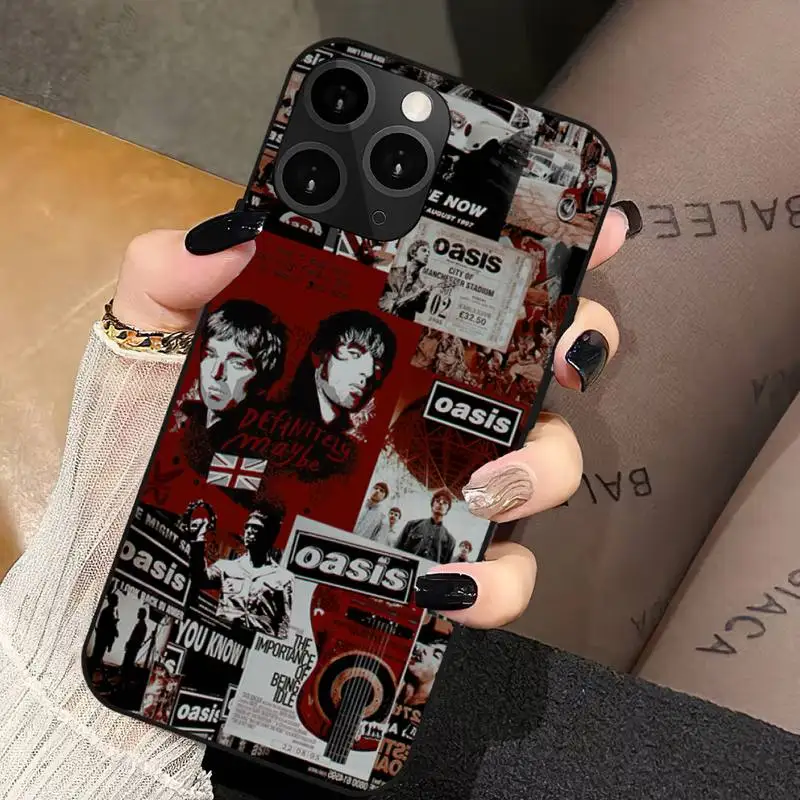 T-The R-Rain O-Oasis Band Phone Case For iPhone 11 12 Mini 13 14 PRO XS MAX X XR 6 7 8  Plus Shell