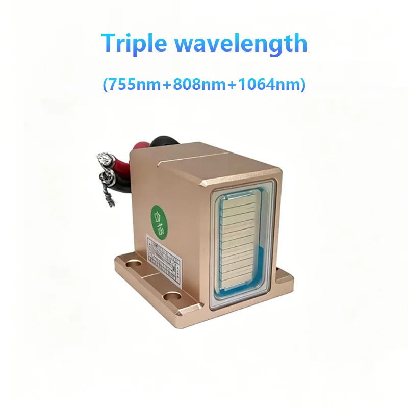 10Bar Triple-Wavelength Mixed-Marko-Channel Diode Laser Stack Cosmetic Laser for Permanent Hair Removal