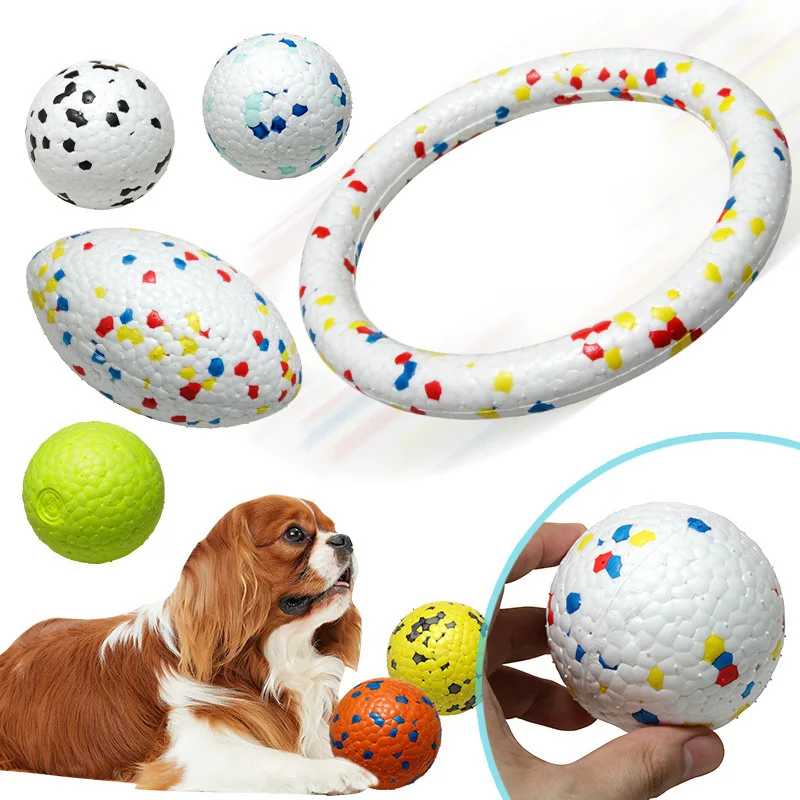 

Large Dog toys ball Explosive Ball High Elastic Lightweight Popcorn Ball Bite-Resistant Molar Pet Toy Small Dog Solid Toy Ball