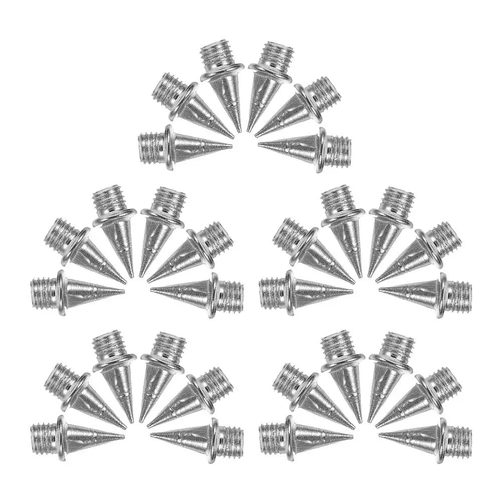 30Pcs Track Spikes Replacement Metal Steel for Running Shoes Sprinting Track Sports Shoes Improved Grip Durability