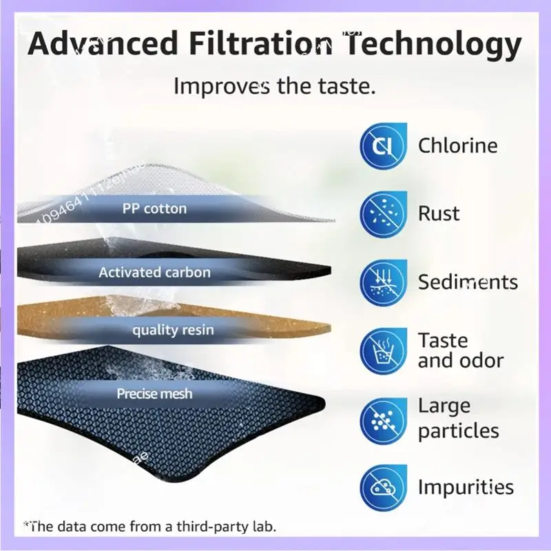 N83R إبريق الماء المعتمد Mavea 107007 Wave Vintage يقلل من طعم الكلور والرائحة