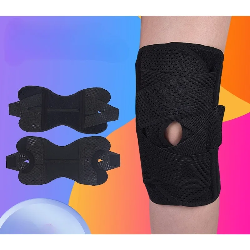 1 PCS Sports Kneepad Men Women Pressurized Elastic Knee Pads Arthritis Joints Protector Fitness Gear Volleyball Brace Protector