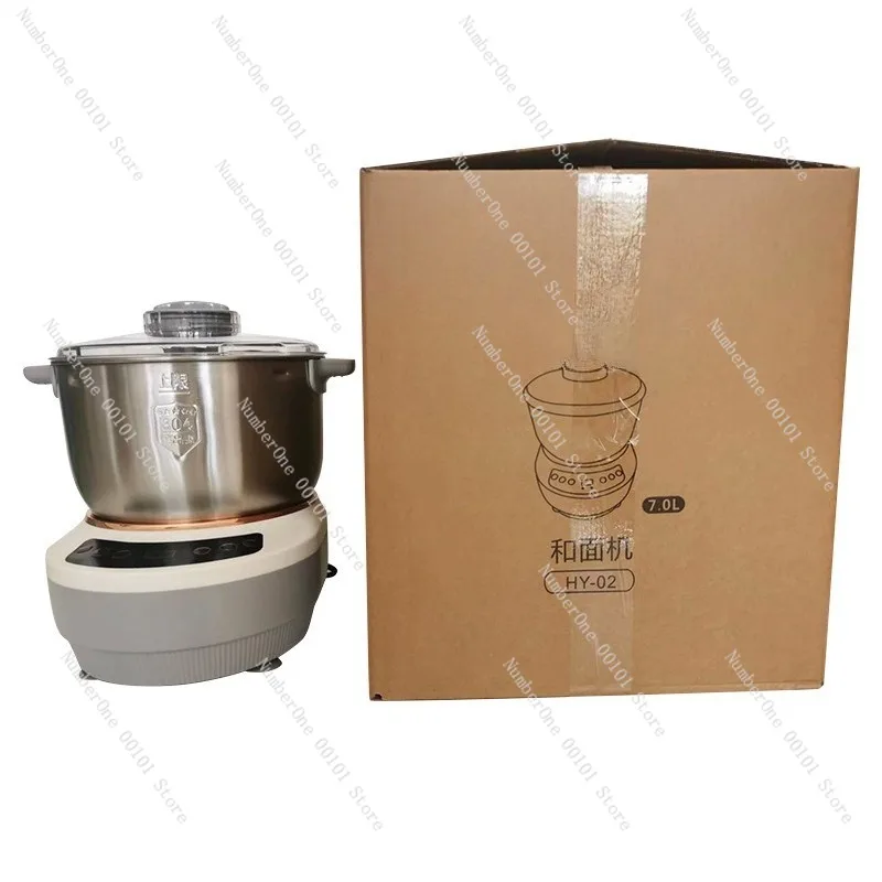 Automatic Dough Mixer Machine,Small Household Stainless Steel Bread and Flour Mixer,Multi-Standard European Plug Compatible