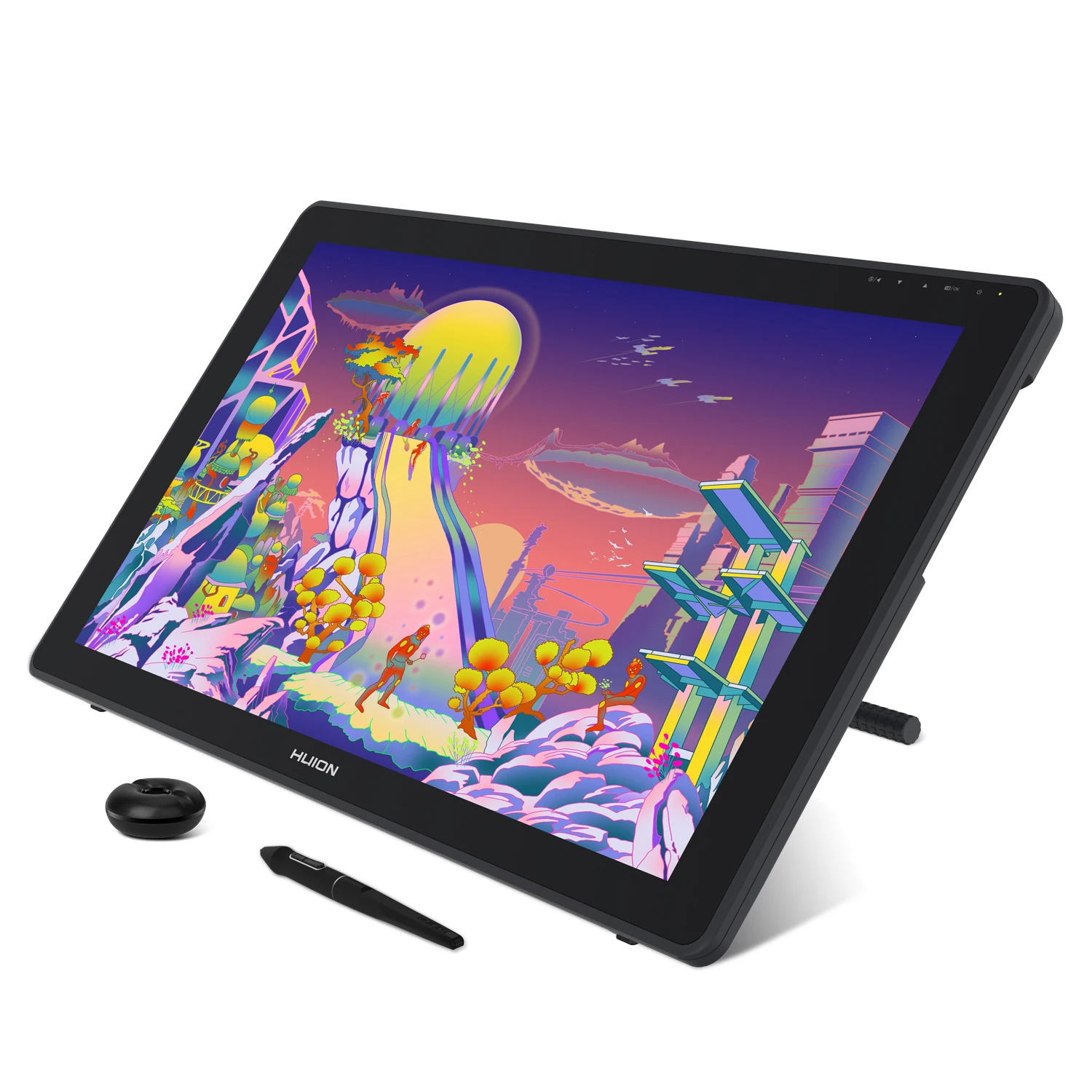 HUION Kamvas 22 Graphics Tablet with Screen Monitor Drawing Pen Display 21.5 Inch 120%s RGB Windows Mac And Android Device