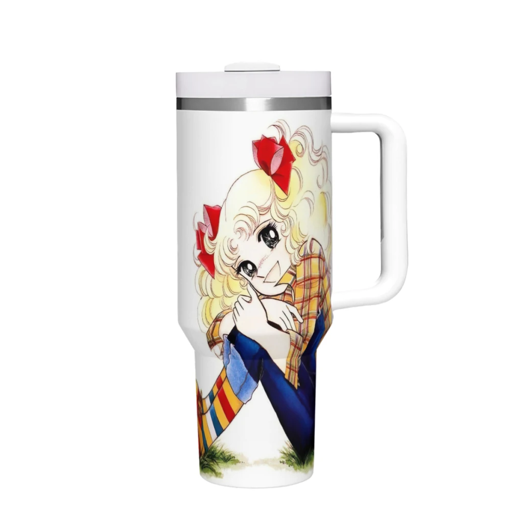 

Car Travel Mugs Fashion Candy Candy Anime Manga Stainless Steel 304 Tumbler Water Bottle 40oz/1200ml