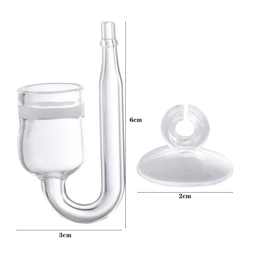Plant Glass Cup Aquarium Regulator Atomizers Refiner Carbon Dioxide Reactor Bubble Counter CO2 Diffusers Aquarium Accessories view 2