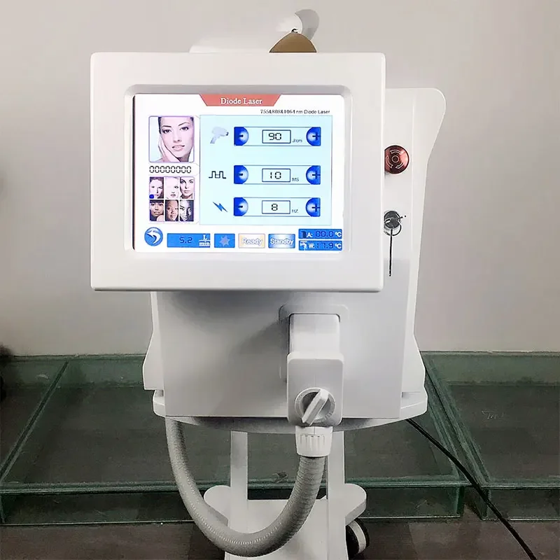 2024 Beauty Salon Use Diode Laser 808Nm Permanent Hair Remover Machine Professional Portable Device Full Body Skin Rejuvenation