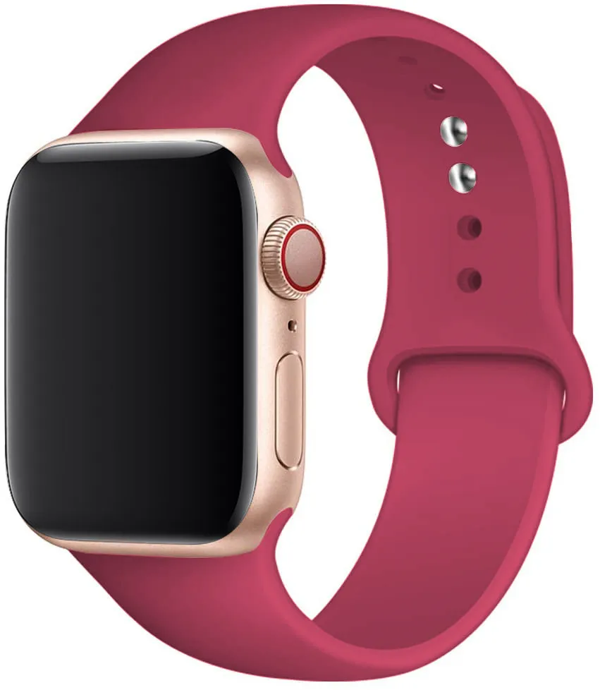 2026 Neues Silikonarmband für Apple Watch Band 10 46mm/42mm 44mm 40 38 45 41 Sportarmband iWatch Serie 11 987 SE Ultra2 3 49mm