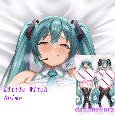 Dakimakura Anime Miku girl Double-sided Print Life-size Body Pillow Cover
