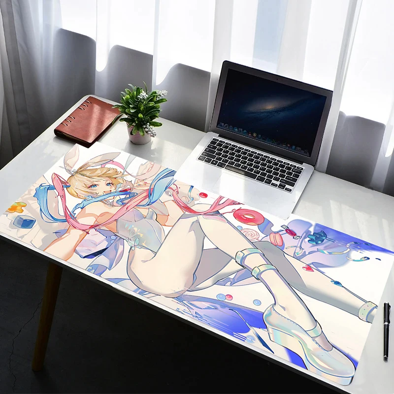 

Mouse Pad Laptop Rubber Extended Desktop Mat Computer Gamer HD Mousepad N-NEEDY GIRL OVERDOSE PC Gaming Accessories Keyboard Pad