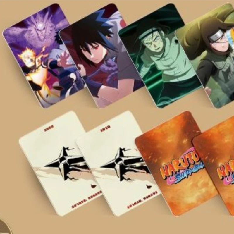 NARUTO Uzumaki Naruto Uchiha Itachi Gaara Anime Zweidimensionale Laserkarten Studenten-Sammelkarten Gedenkkarten 55 Stück – Detail 4