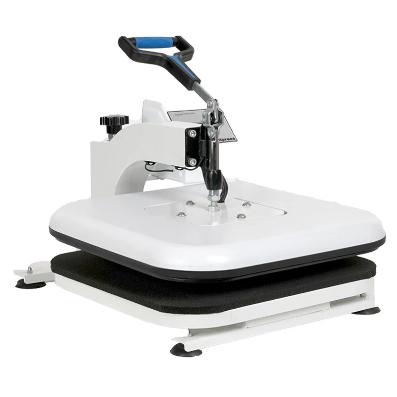 Manual Shaking Heat Press Machine 360° Full-Body Injection Molding for Lightweight Design Garment Pattern Pressing & Logo Emboss