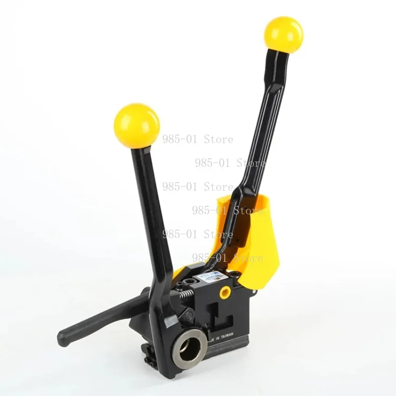 Manual steel belt baler, iron bareback baler for packing