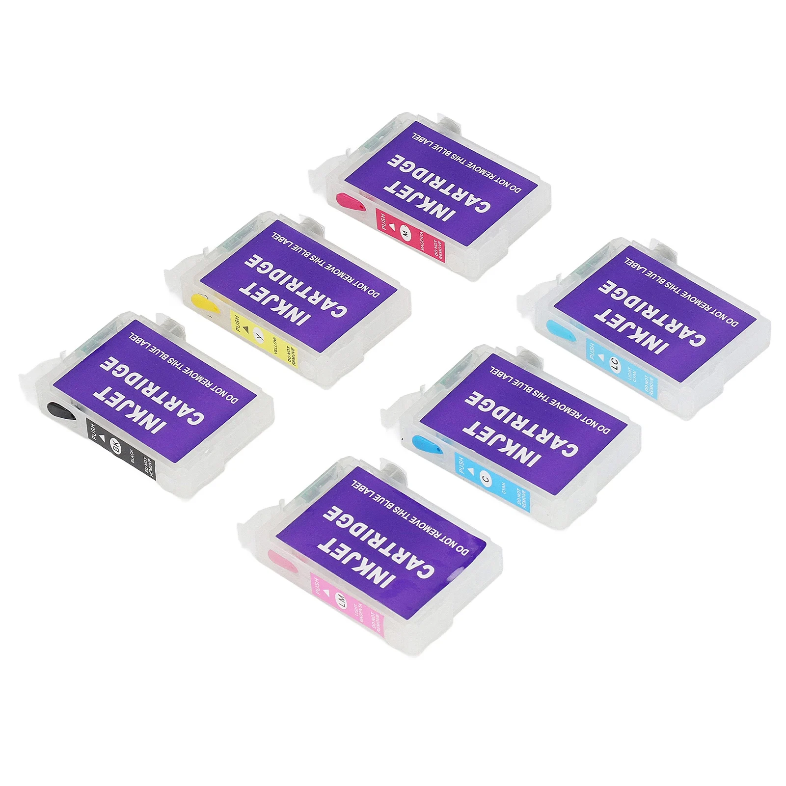 6-Farben-Drucker-Tintenpatrone mit permanentem Chip, Ersatz-Nachfüllpatrone, Druckerzubehör