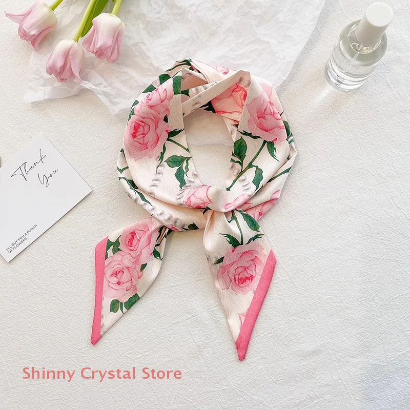 

Chic Women's Headscarves Scarf Tie, Floral Oil Print, Retro Chinese Style Headband
