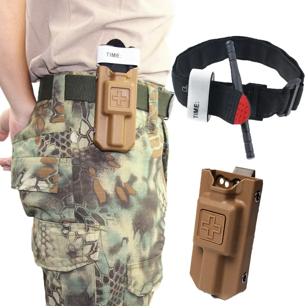 Tactical  Combat First Aid Tourniquet Pouch One Hand Emergency Tourniquet Fast Hemostasis Outdoor Exploration Survival tool