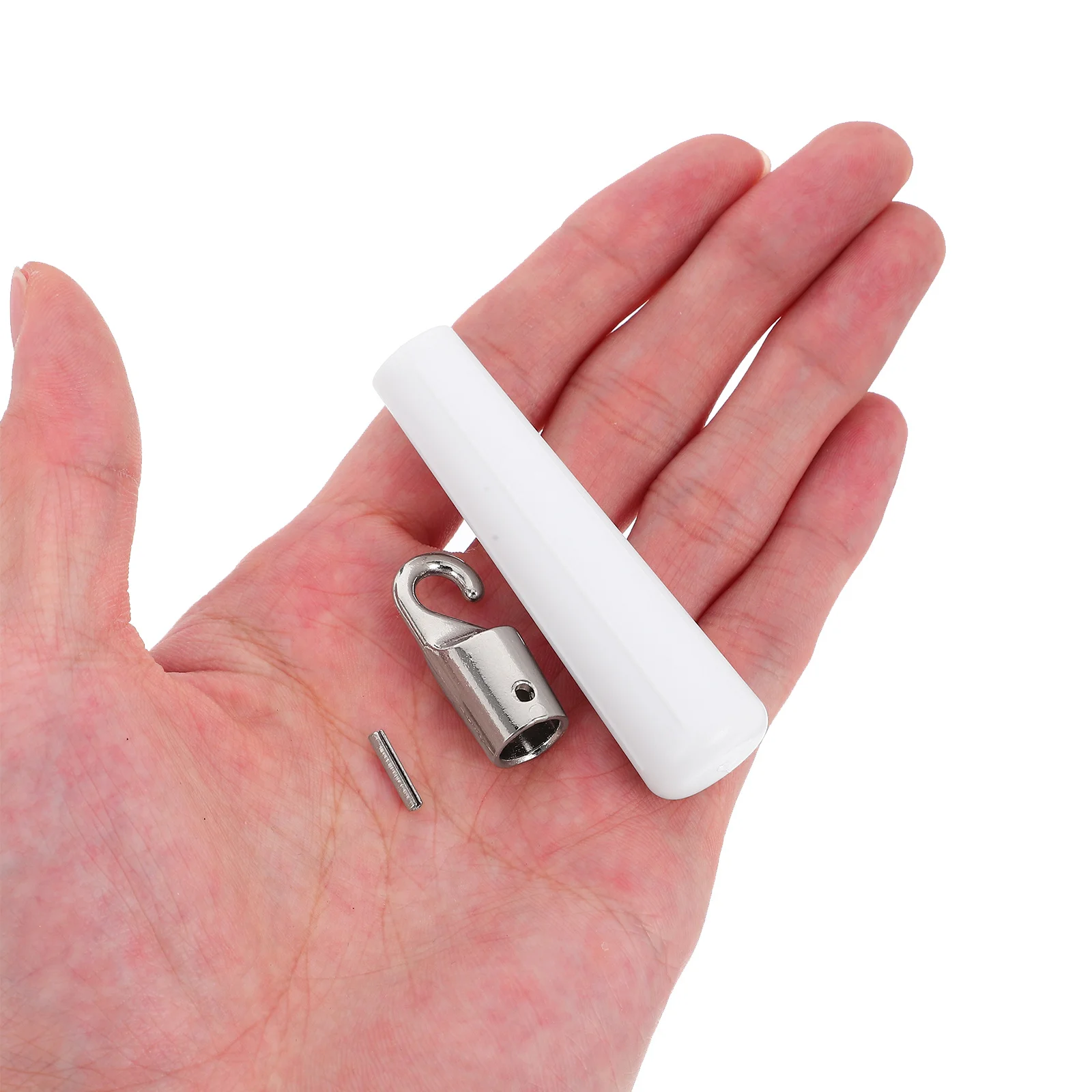 

4Pcs Blind Wand Replacement Parts Hook Handle Vertical Blinds Metal Curtain Stick Accessories Window Opener Kit