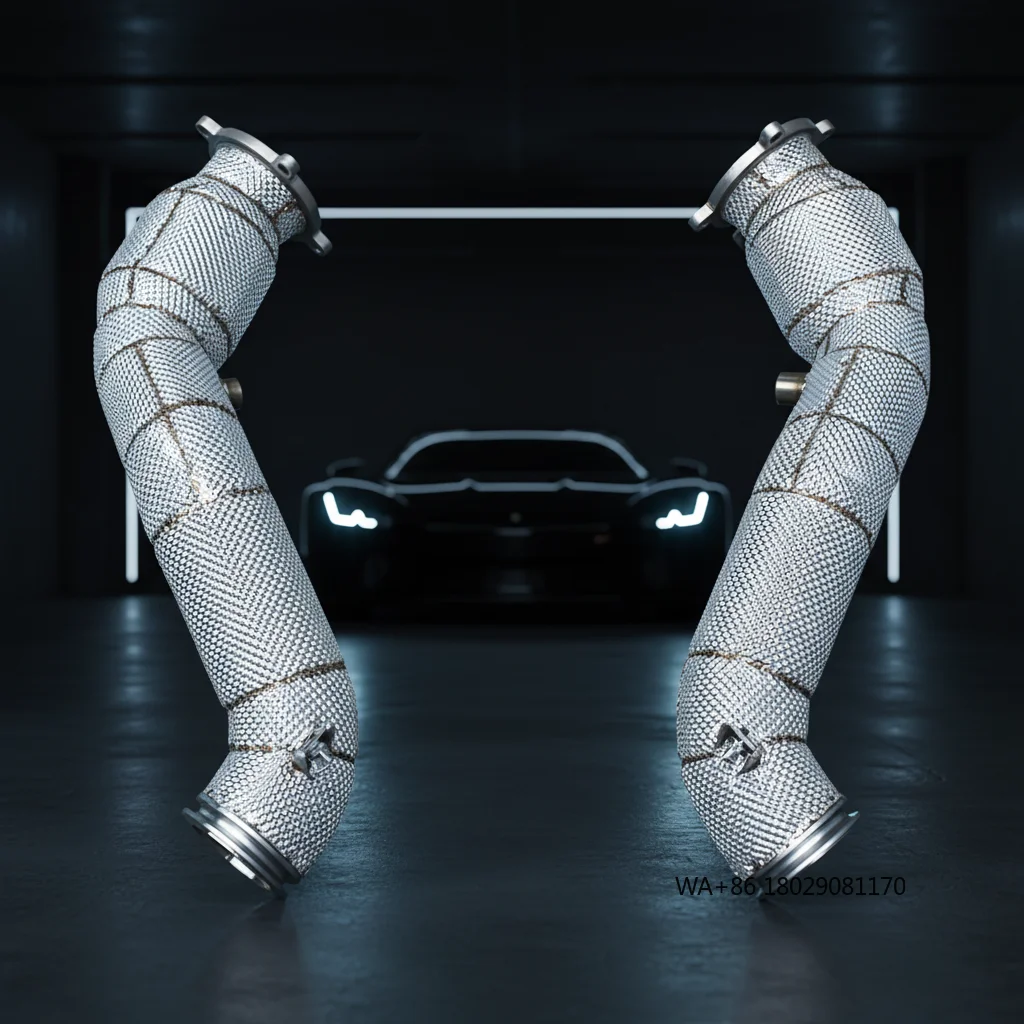 

Запасная часть OEM-качества для 720S 4.0T 2017-2019: Высокопоточный гоночный даунпайп с катализатором и тест-трубками, соединительные патрубки 720S