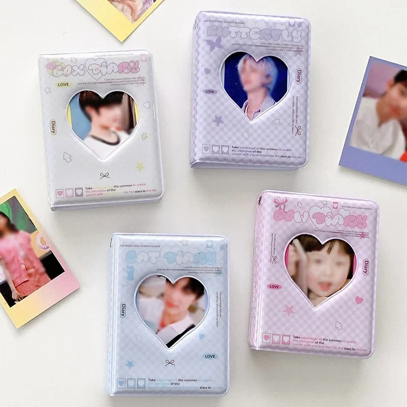 1Pc Mini 3 Inch Game Card Organizer Book Loose-Leaf Photo Holder Album for Star Cards Trading Card Storage