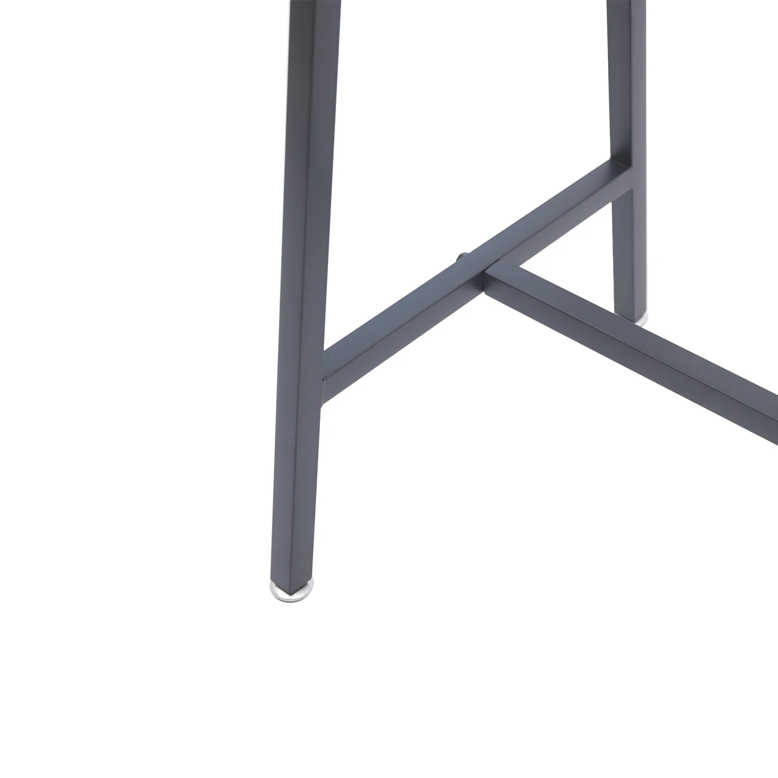 رف ملابس معدني أسود حامل عرض الملابس قائم بذاته 47 بوصة. عرض × 55 بوصة. رف الملابس H لمتاجر الملابس