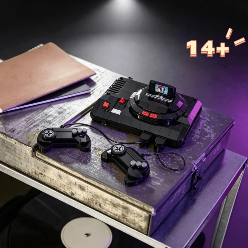 2026 Creative Game Controller In Stock Retro Video Game Console DIY Puzzle Toys Building Blocks Model Adults Christmas Gifts