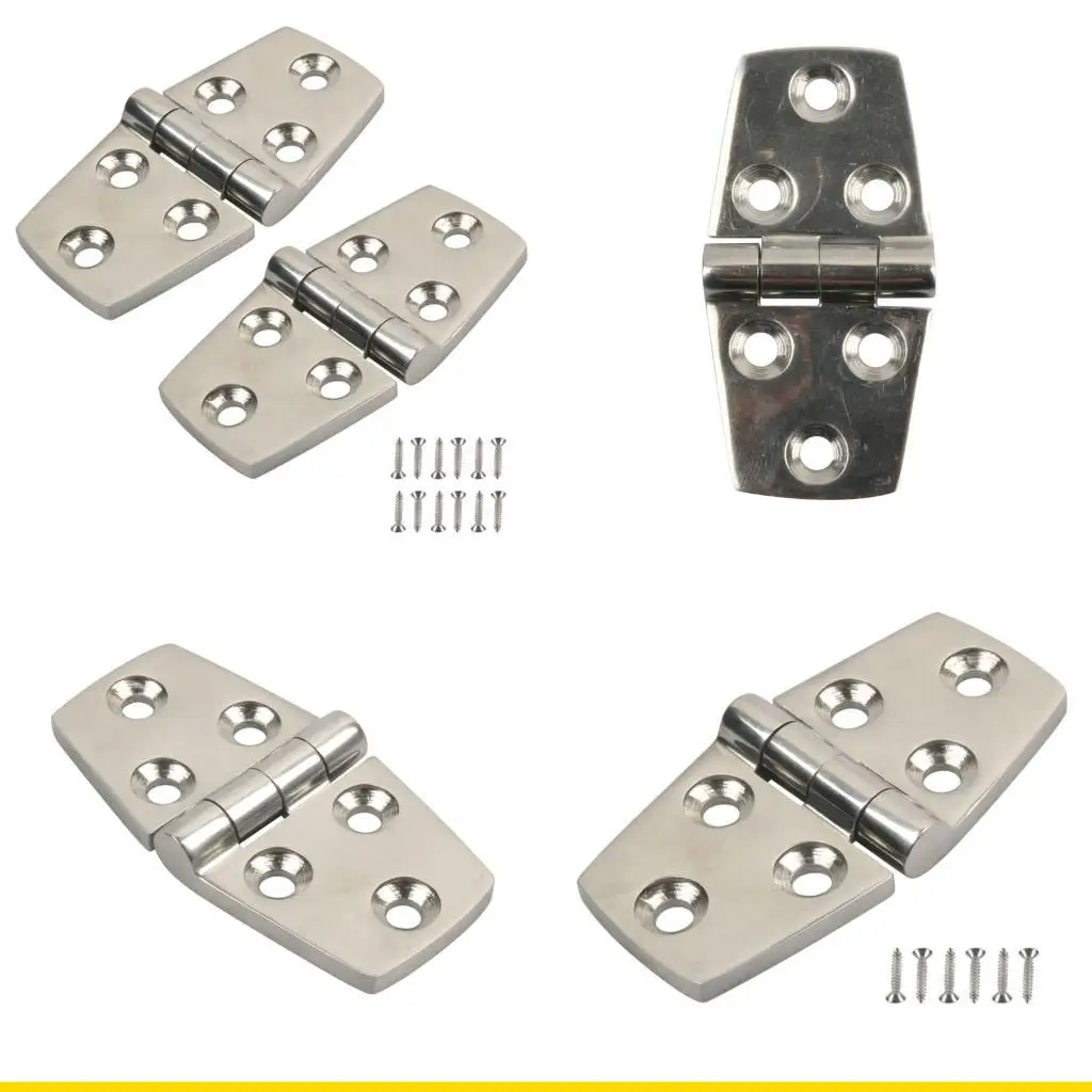 

SZCH 1 Piece 316 Stainless Steel Corrosion Resistant Hinge With Screws For vessel Use